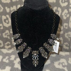 Baublebar Statement Necklace “Pueblo Collar” Clear Hematite 😍Never/Never Worn😍